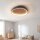 Applique LED Nature Noir L:85 cm 60W Scandinave