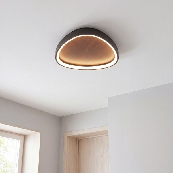Applique LED Nature Noir L:65 cm 58 W Scandinave
