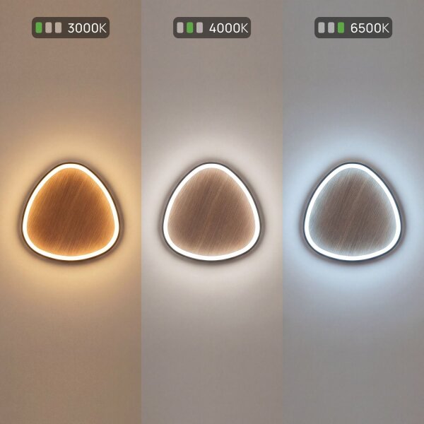 Applique LED Nature Noir L:65 cm 58 W Scandinave