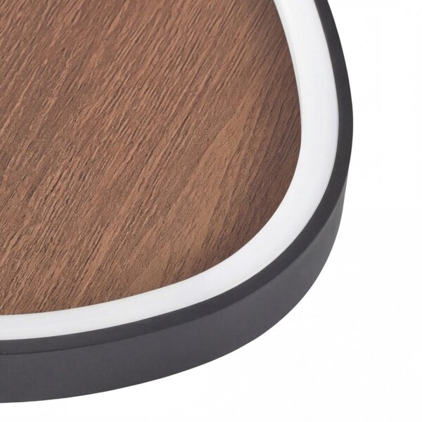 Applique LED Nature Noir L:65 cm 58 W Scandinave
