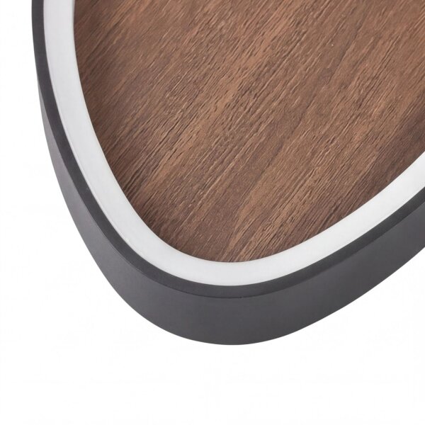 Applique LED Nature Noir L:65 cm 58 W Scandinave