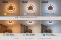 Applique LED Nature Noir L:65 cm 58 W Scandinave