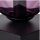 Petite lampe de table E14 Noir Violet 17,5 cm décoratif