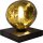 Petite lampe de table E14 Noir Jaune 17,5 cm décorative