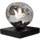 Petite lampe de table E14 noire argentée 17,5 cm décorative