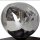 Petite lampe de table E14 noire argentée 17,5 cm décorative