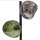 Lampe de table décorative aluminium verre blanc vert 40 cm