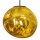 Lampe à suspendre ronde en verre jaune E27 Ø36 cm Moderne et élégante