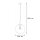 Lampe à suspendre ronde en verre Vert E27 Ø36 cm stylée Moderne