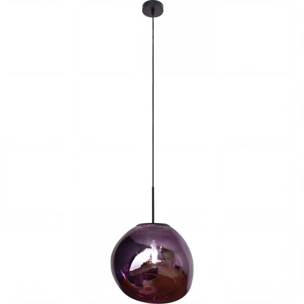 Suspension ronde en verre Lila Ø36 cm Moderne et élégante