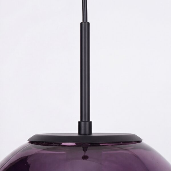 Suspension ronde en verre Lila Ø36 cm Moderne et élégante