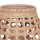 Lampadaire en rotin naturel bas 60 cm E27 Scandinave