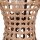 Lampadaire en rotin naturel bas 60 cm E27 Scandinave