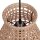 Lampe à suspendre en rotin naturel ronde Ø30 cm E27 Scandinave
