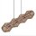 Suspension rotin naturel scandinave E27 4-flamme