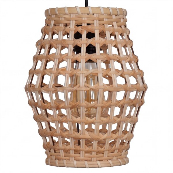 Lampe à suspendre en rotin naturel Scandinave Ø22 cm naturel