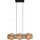 Lampe à suspendre rotin naturel scandinave E27 3 flammes