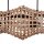 Lampe à suspendre rotin naturel scandinave E27 3 flammes