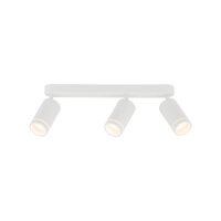 Projecteur de plafond blanc 55 cm de long métal...
