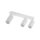 Projecteur de plafond blanc 55 cm de long métal GU10 3-flamme