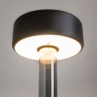 Lampe de table LED verre avec variateur fonction tactile...