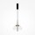 Suspension LED Métal Verre H : max. 348 cm Noir