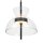 Suspension LED verre métal lumière blanc chaud 3000 K