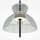 Suspension LED métal verre fumé H : max. 348 cm BRUNO