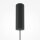 Suspension LED métal verre fumé H : max. 348 cm BRUNO