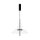 Lampe à suspendre LED métal verre H : max. 358 cm noir BRUNO