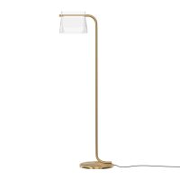 Lampadaire LED verre métal lumière blanc...