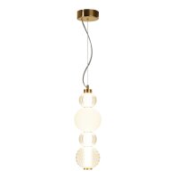 Suspension LED métal verre L : 14,7 cm H : max....