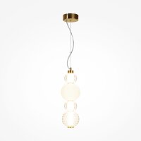 Suspension LED métal verre L : 14,7 cm H : max....