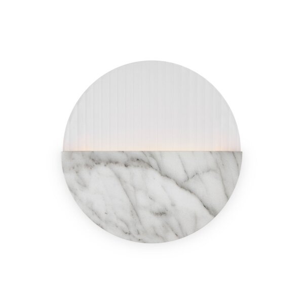 Applique LED verre métal 3000 K blanc chaud 200 lm ronde
