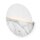 Applique LED verre métal 3000 K blanc chaud 200 lm ronde