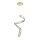 Suspension LED métal blanc chaud 3000 K 3300 lm Moderne