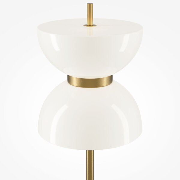 Lampadaire LED métal verre 145 cm rond 1300 lm Moderne