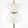 Lampadaire LED métal verre 145 cm rond 1300 lm Moderne