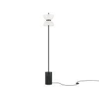 LED Lampadaire verre métal 3000 K lumière...