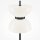 LED Lampadaire verre métal 3000 K lumière blanche chaude ronde