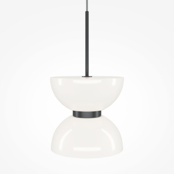 Suspension métal verre LED Ø 22 cm H : max. 350 cm
