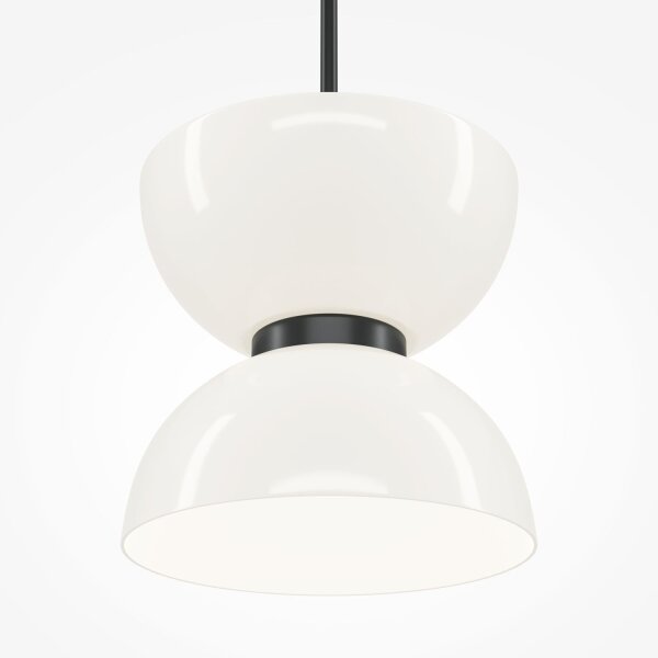 Suspension métal verre LED Ø 22 cm H : max. 350 cm