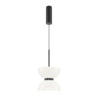 Suspension métal verre LED Ø 22 cm H : max....