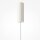 Lampe à suspendre LED métal verre D : 22 cm H : max. 350 cm Blanc