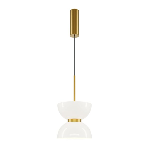Lampe à suspendre métal verre LED D : 22 cm H : max. 350 cm