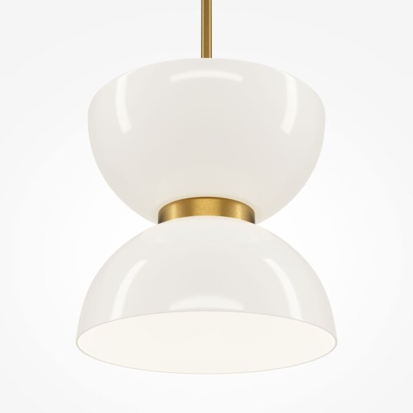 Lampe à suspendre métal verre LED D : 22 cm H : max. 350 cm