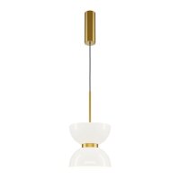 Lampe à suspendre métal verre LED D : 22 cm...