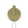 Applique murale LED aluminium verre 133,1 cm de haut en or