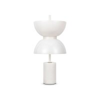 Lampe de table LED verre métal 3000 K blanc chaud...