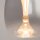 Lampe LED à suspendre verre fumé aluminium blanc chaud 3000 K ronde